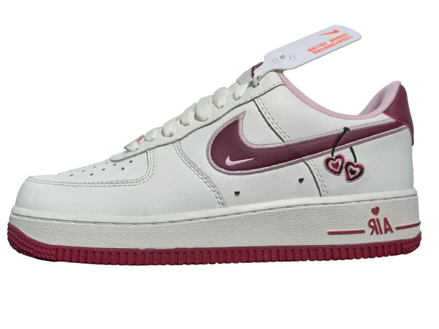 Custom Air Force 1'07 Low Valentine's Day - Luxuryurbanwear